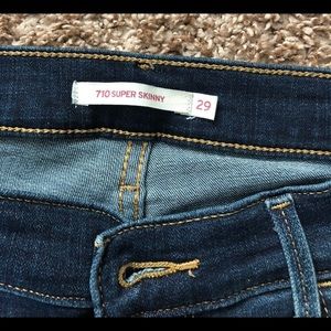 Levi’s 710 Super Skinny Jean, Size 29” Regular